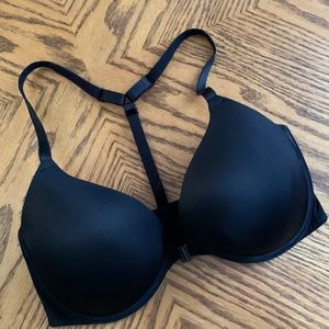 PINK.  T-Strap. Padded. Bra